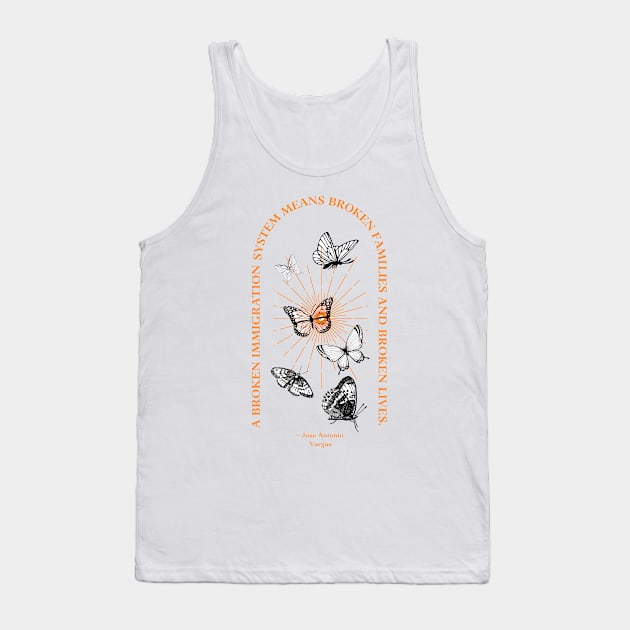 A Broken Immigration System Tank Top by OCJF